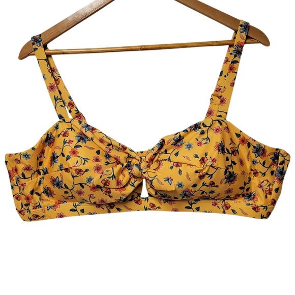 NWOT ModCloth Bikini Top Santa Barbara Saturdays Pin UP Cottage Core Retro SZ 3X - Picture 1 of 7